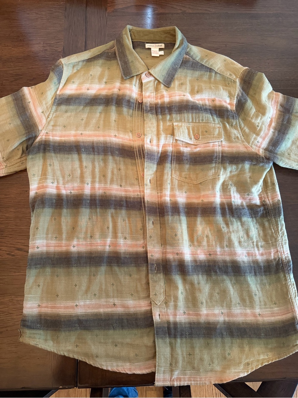 Carbon2cobalt - Size Large Men’s Green Flannel